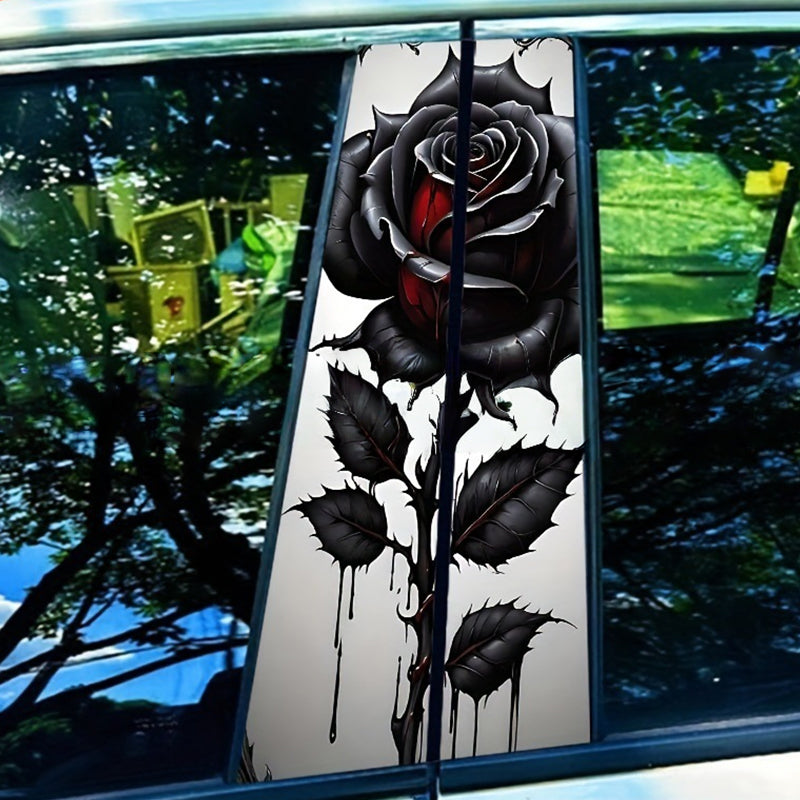 ⏰🔥 ¡Oferta Limitada 50% OFF! 🚗 Juego de Pegatinas Decorativas para Pilar B – Dale Estilo y Protege Tu Auto ✨💎