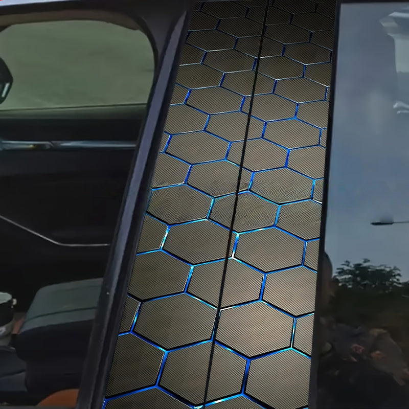 ⏰🔥 ¡Oferta Limitada 50% OFF! 🚗 Juego de Pegatinas Decorativas para Pilar B – Dale Estilo y Protege Tu Auto ✨💎