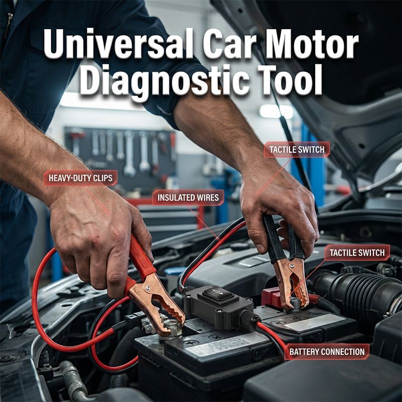 ⏰🔥 ¡50% DE DESCUENTO POR TIEMPO LIMITADO! 🔧 Herramienta de Diagnóstico Universal para Motor – Detecta Fallas Rápidamente con Pinzas de Cobre ⚡🚗