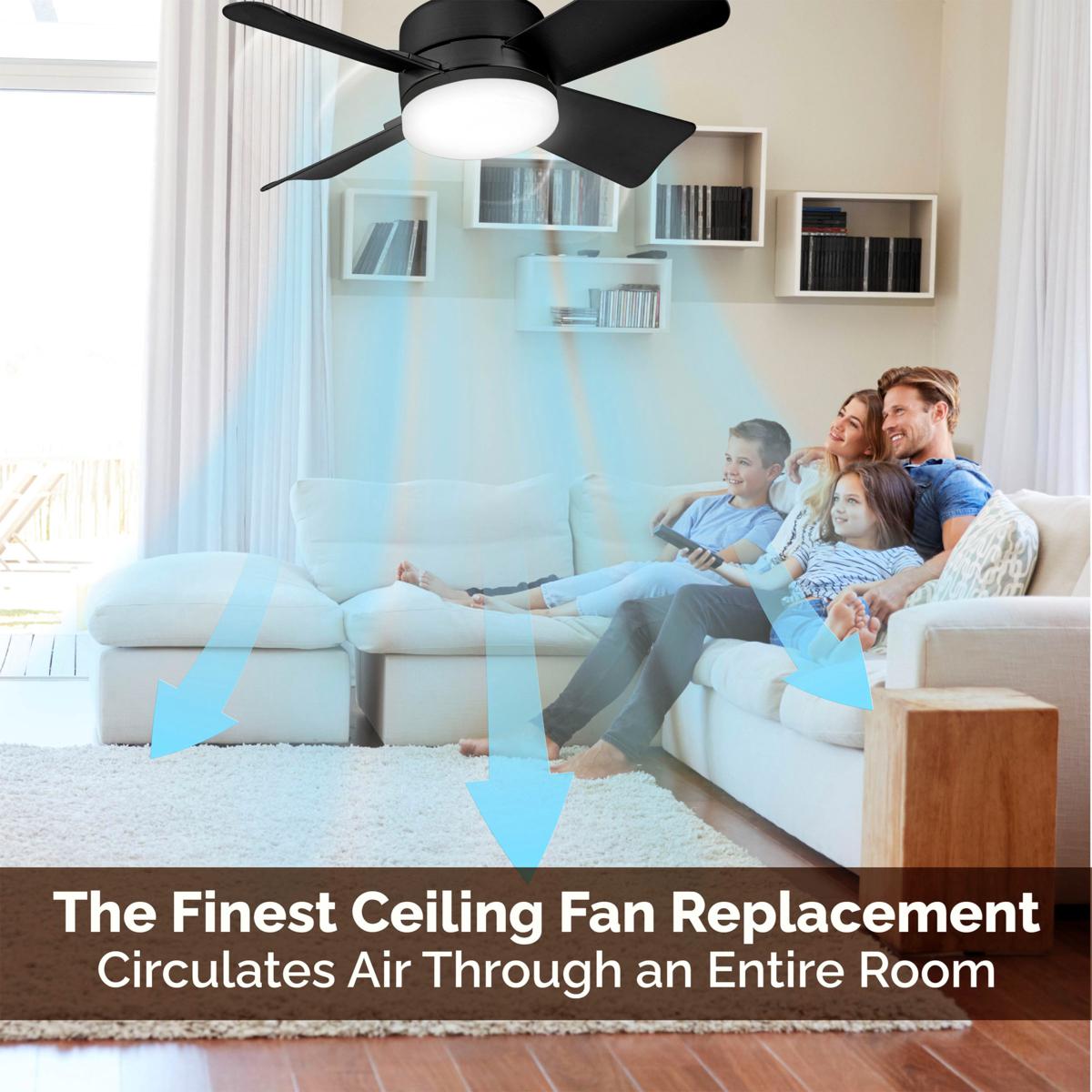 ⏰🔥 ¡50% DE DESCUENTO POR TIEMPO LIMITADO! 🌬️ Ventilador de Techo 2 en 1 – Portátil, Con Luz y Control Remoto para Máxima Comodidad ✨💡
