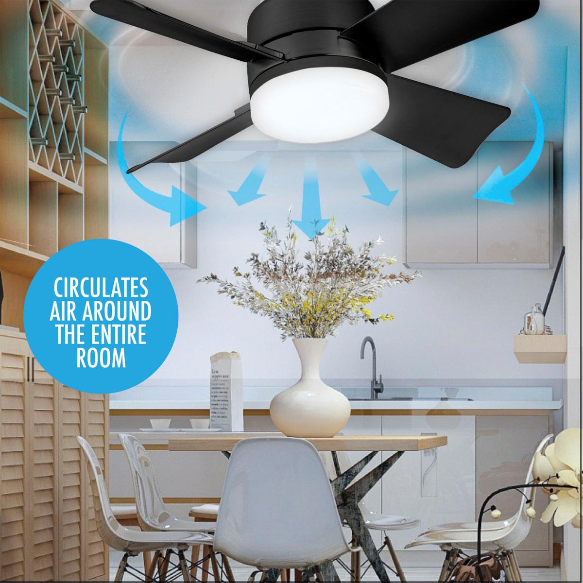 ⏰🔥 ¡50% DE DESCUENTO POR TIEMPO LIMITADO! 🌬️ Ventilador de Techo 2 en 1 – Portátil, Con Luz y Control Remoto para Máxima Comodidad ✨💡
