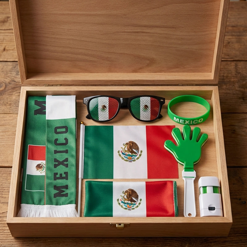 ⏰🔥 ¡Oferta Limitada 50% OFF! 🇲🇽 Ultimate Mexico Match Cheer Kit – Todo lo que Necesitas para Animar y Celebrar el Partido 🎉🎺