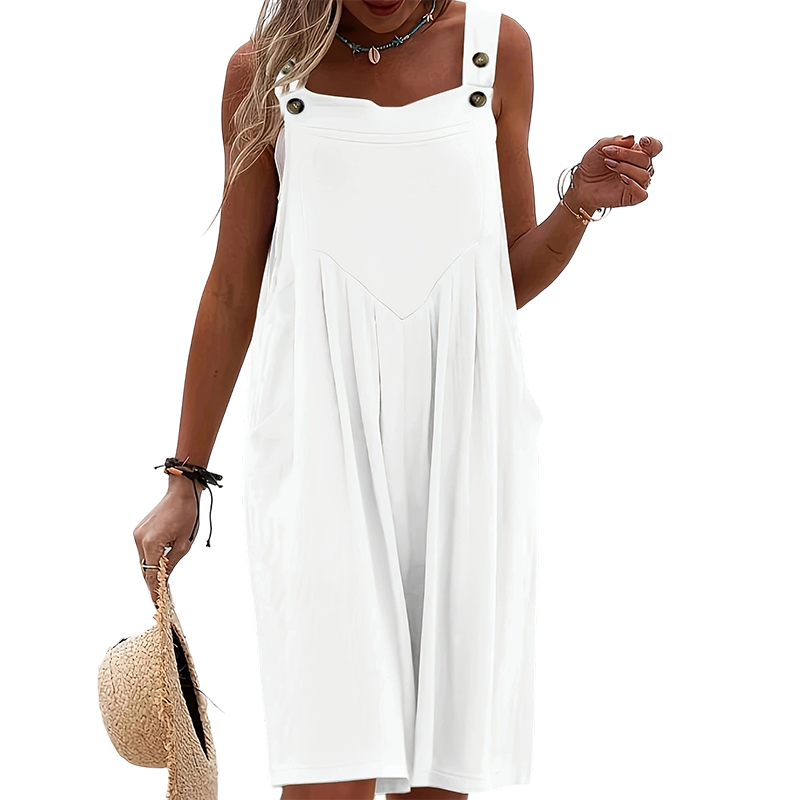⏰🔥 ¡50% DE DESCUENTO POR TIEMPO LIMITADO! 🌸 Mono Sin Mangas de Pierna Ancha – Ligero y Fresco para Verano ☀️✨
