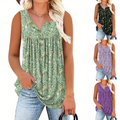 ⏰🔥 ¡Oferta Especial 50% OFF! 👚 Top Sin Mangas con Botones – Fresco, Ligero y Perfecto para el Verano 🌸☀️