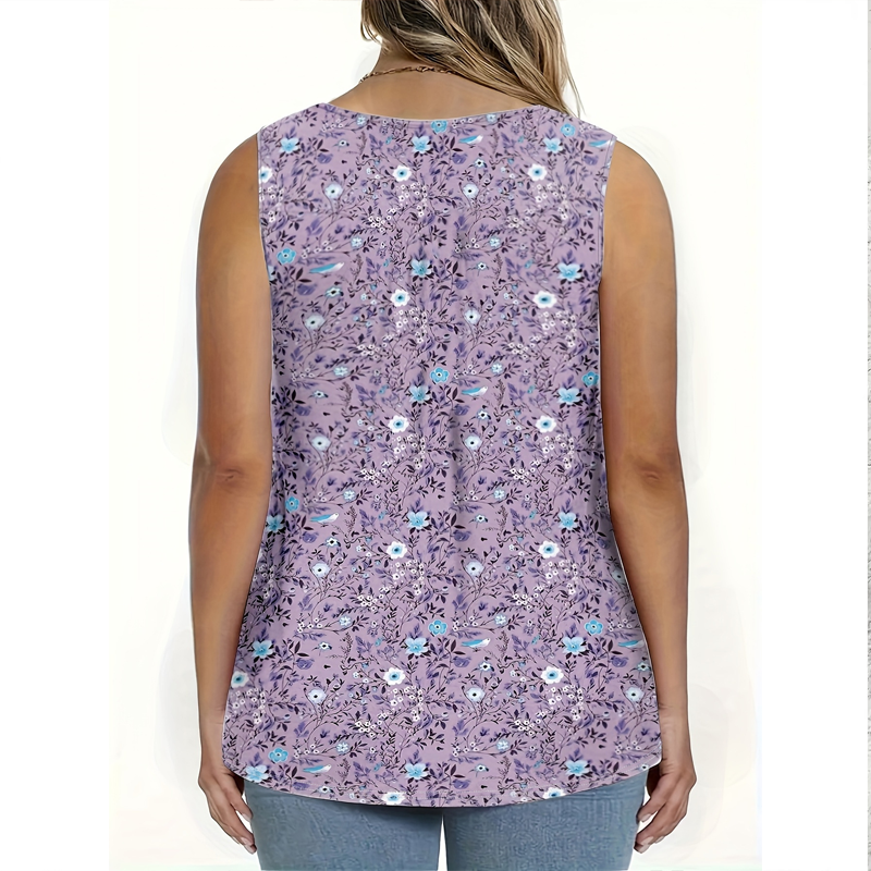 ⏰🔥 ¡Oferta Especial 50% OFF! 👚 Top Sin Mangas con Botones – Fresco, Ligero y Perfecto para el Verano 🌸☀️