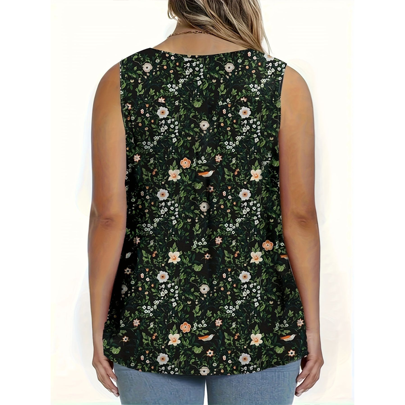 ⏰🔥 ¡Oferta Especial 50% OFF! 👚 Top Sin Mangas con Botones – Fresco, Ligero y Perfecto para el Verano 🌸☀️