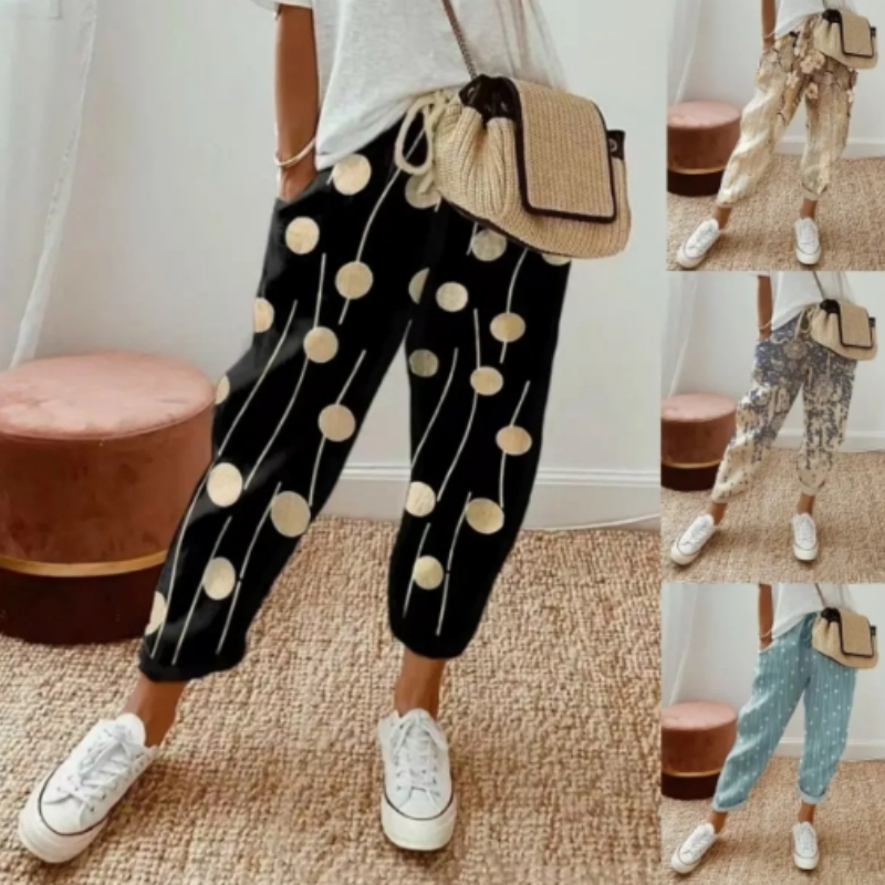 ⏰🔥 ¡50% DE DESCUENTO POR TIEMPO LIMITADO! 👖 Pantalones Casual Multicolor para Mujer – Estampados Únicos y Cómodos para Cada Día ✨🌸