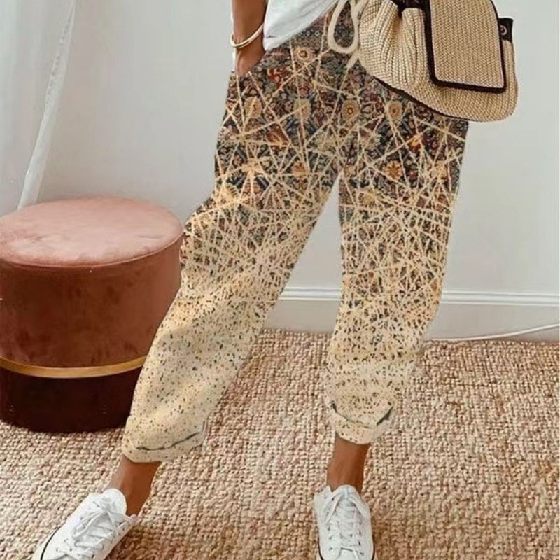 ⏰🔥 ¡50% DE DESCUENTO POR TIEMPO LIMITADO! 👖 Pantalones Casual Multicolor para Mujer – Estampados Únicos y Cómodos para Cada Día ✨🌸