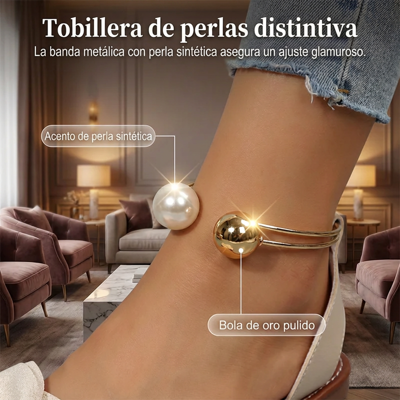 ⏰🔥 ¡50% DE DESCUENTO POR TIEMPO LIMITADO! 👡 Sandalias Elegantes con Tira al Tobillo y Detalle de Perlas ✨💖