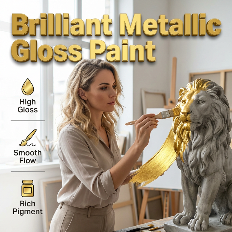 ⏰🔥 ¡50% DE DESCUENTO POR TIEMPO LIMITADO! 🎨 Pintura Metálica a Base de Agua – Brillo Intenso y Acabado Profesional ✨🖌️