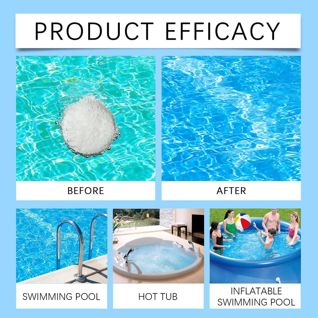 ⏰🔥 ¡50% DE DESCUENTO POR TIEMPO LIMITADO! 🌊 Pastillas para Limpieza de Piscinas – Agua Cristalina y Fresca Todos los Días ✨💧