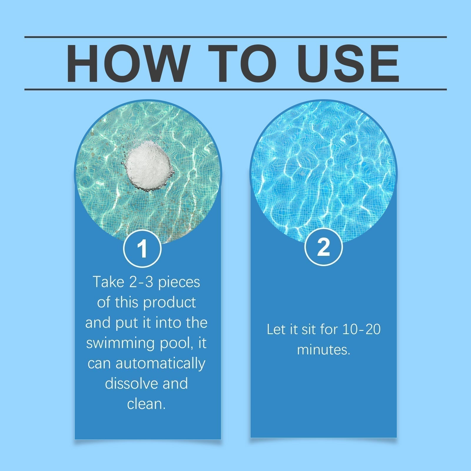 ⏰🔥 ¡50% DE DESCUENTO POR TIEMPO LIMITADO! 🌊 Pastillas para Limpieza de Piscinas – Agua Cristalina y Fresca Todos los Días ✨💧