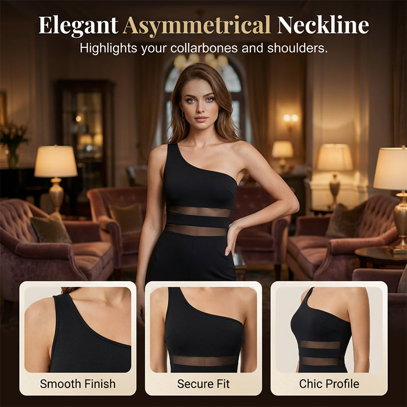 ⏰🔥 ¡50% DE DESCUENTO POR TIEMPO LIMITADO! 👗 Mono de Un Solo Hombro – Estilo Moderno, Cómodo y Elegante para Cada Ocasión ✨🌸