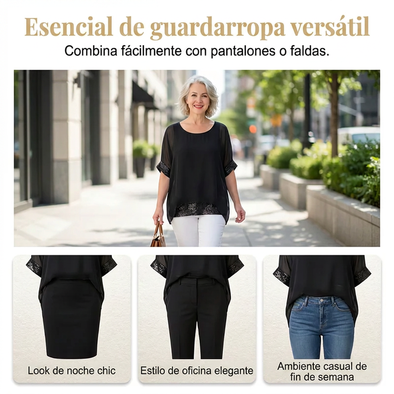 ⏰🔥 ¡50% DE DESCUENTO POR TIEMPO LIMITADO! 👚 Camiseta Casual para Mujer – Cómoda, Suave y Perfecta para el Día a Día ✨💖