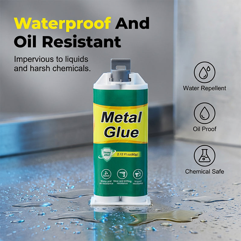 ⏰🔥 ¡50% DE DESCUENTO POR TIEMPO LIMITADO! 🛠️ Pegamento AB de Alta Resistencia – Reparación Rápida y Segura para Metal ✨💪