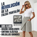 ⏰🔥 ¡50% DE DESCUENTO POR TIEMPO LIMITADO! 👗👖 Falda-Pantalón Cruzada para Mujer – Cintura Elástica, Cómoda y Perfecta para Todo el Día 🌸💖