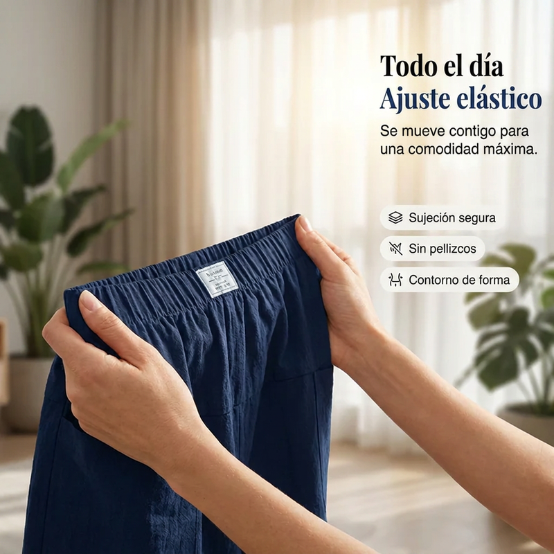 ⏰🔥 ¡50% DE DESCUENTO POR TIEMPO LIMITADO! 👗👖 Falda-Pantalón Cruzada para Mujer – Cintura Elástica, Cómoda y Perfecta para Todo el Día 🌸💖