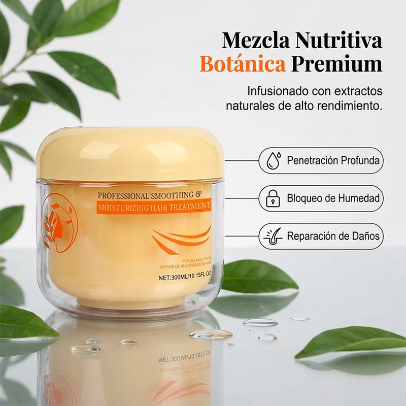 ⏰🔥 ¡50% DE DESCUENTO POR TIEMPO LIMITADO! 💆‍♀️✨ Tratamiento Capilar Profesional – Suaviza, Hidrata y Adiós al Frizz 💖🌿