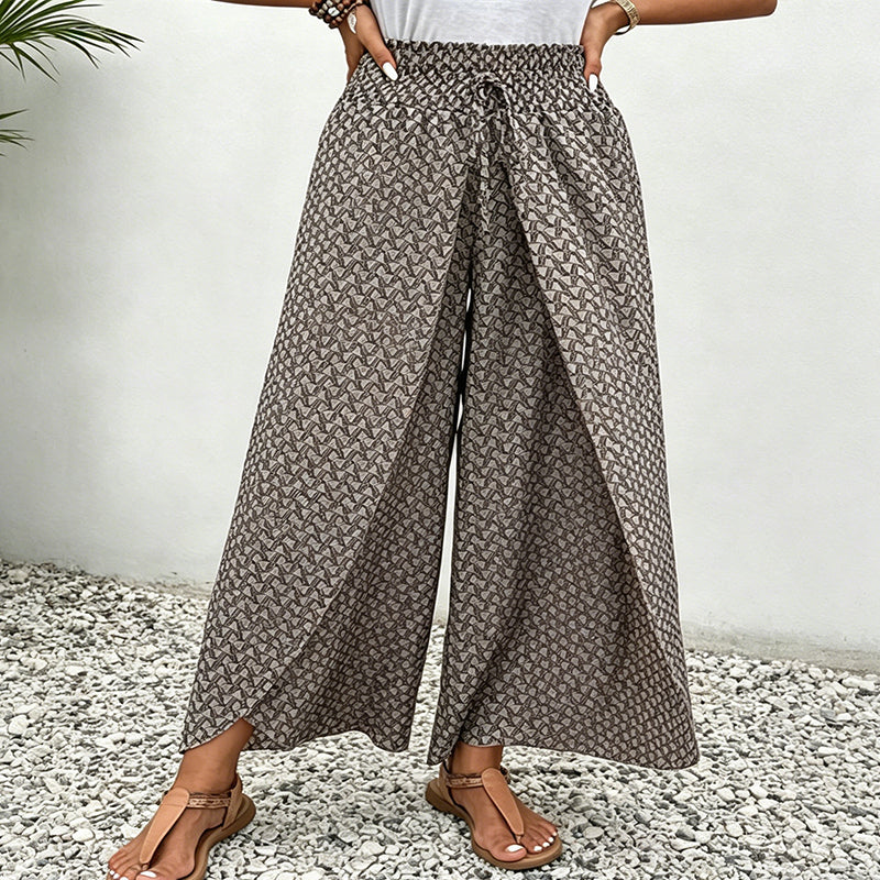 ⏰🔥 ¡50% DE DESCUENTO POR TIEMPO LIMITADO! 👖🌷 Pantalones Anchos Estampados para Mujer – Comodidad y Estilo en Cada Paso ✨💖