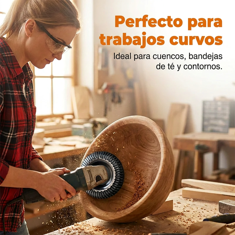 ⏰🔥 ¡50% DE DESCUENTO POR TIEMPO LIMITADO! 🔧✨ Disco para Amoladora Angular – Remoción Rápida y Ultra Resistente, Ideal para Bricolaje y Tallado 🌟💪