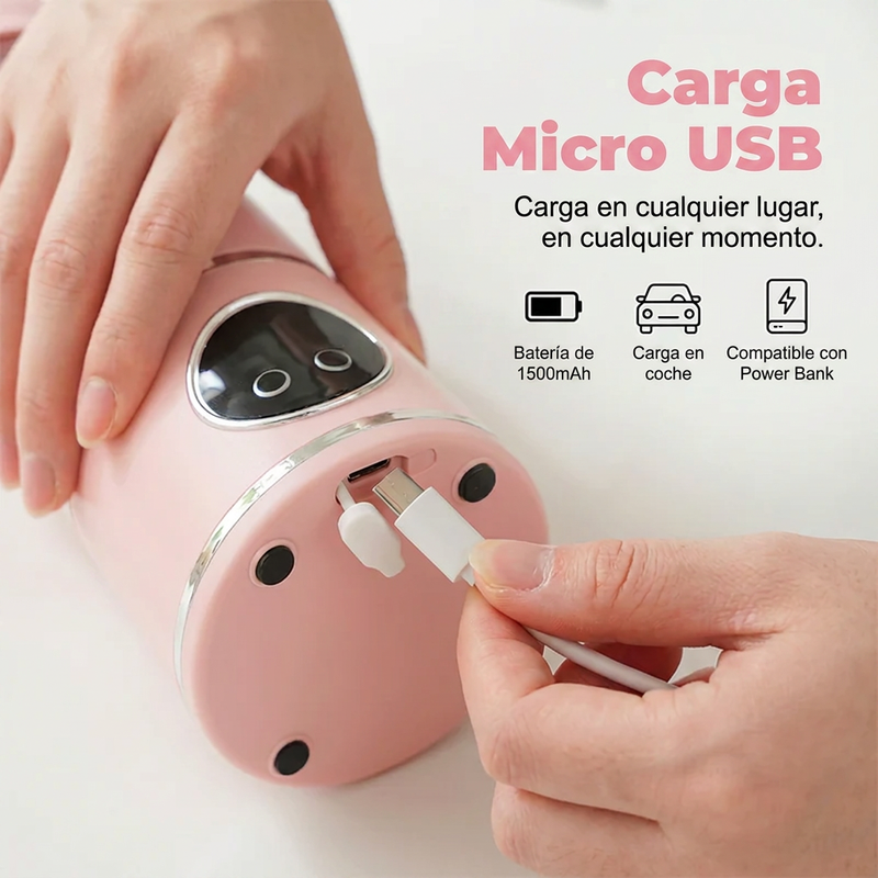 ⏰🔥 ¡50% DE DESCUENTO POR TIEMPO LIMITADO! 🥤✨ Licuadora Portátil USB – Prepara Jugos y Batidos en Cualquier Lugar 💖💪