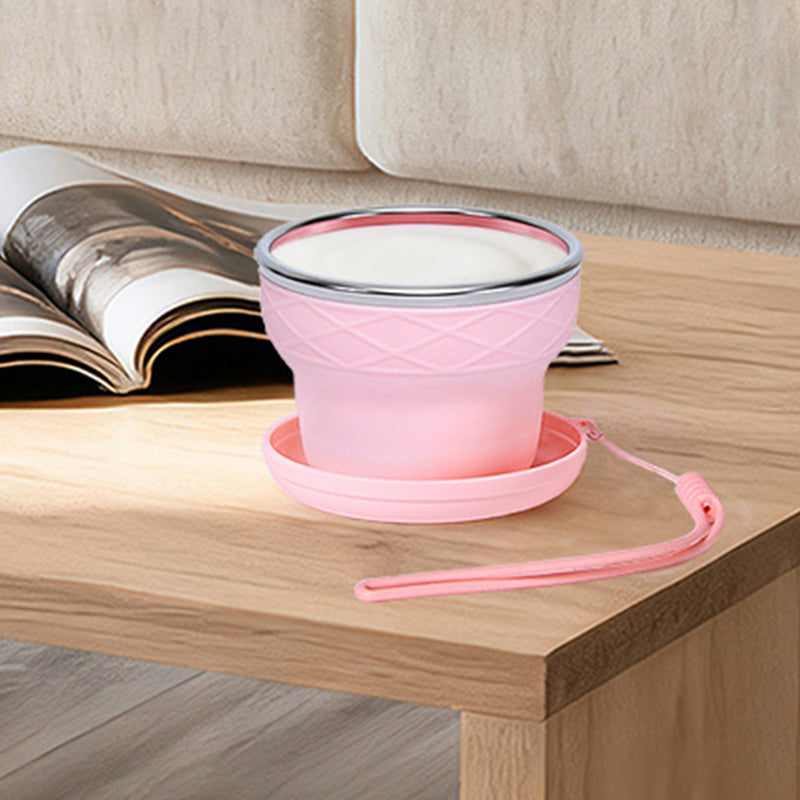 ⏰🔥 ¡50% DE DESCUENTO POR TIEMPO LIMITADO! 🥤✨ Vaso de Viaje Plegable de Silicona – Ligero, Antigoteo y Fácil de Llevar 🌿💖