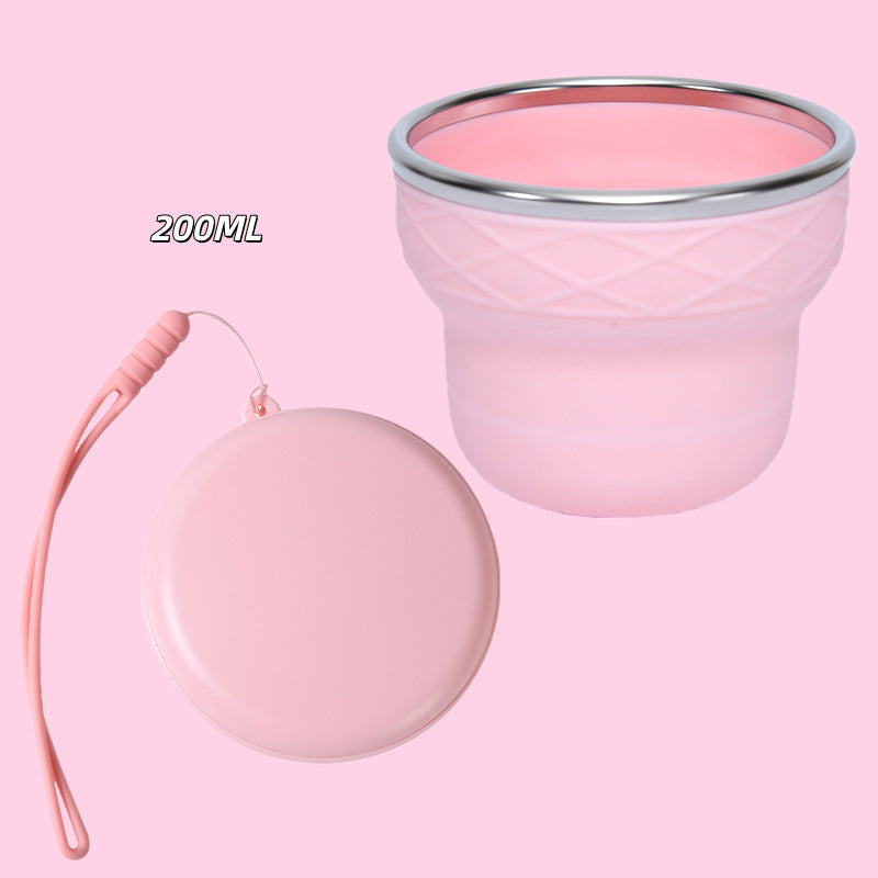 ⏰🔥 ¡50% DE DESCUENTO POR TIEMPO LIMITADO! 🥤✨ Vaso de Viaje Plegable de Silicona – Ligero, Antigoteo y Fácil de Llevar 🌿💖