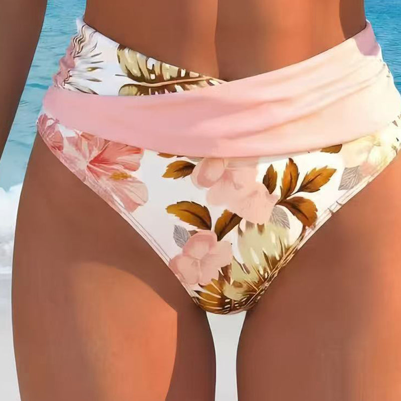👙🌺 ¡OFERTA 50% OFF! Bikini Floral de Tiro Alto – Estilo y Confianza en la Playa
