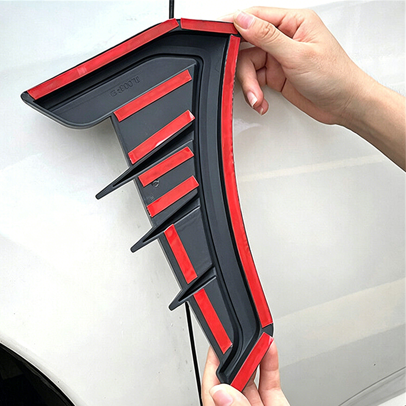 🏎️ ¡50% DE DESCUENTO AHORA! 🔥 Pegatinas para las rejillas de ventilación laterales del guardabarros del coche: diseño deportivo y protección contra arañazos. Embellecedor decorativo universal de TPU ✨