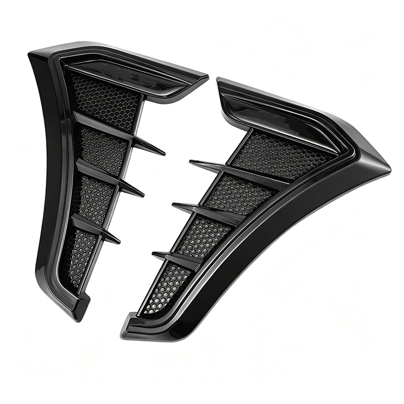 🏎️ ¡50% DE DESCUENTO AHORA! 🔥 Pegatinas para las rejillas de ventilación laterales del guardabarros del coche: diseño deportivo y protección contra arañazos. Embellecedor decorativo universal de TPU ✨