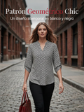 ⏰🔥 ¡50% DE DESCUENTO POR TIEMPO LIMITADO! 👚✨ Blusa de Mujer con Cuello en V – Estilo Geométrico, Cómoda y Elegante 💖🌿