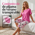 💤🔥 OFERTA DE VERANO: 50 % de descuento 👗 Conjunto de pijama cómodo para mujer: suave, ligero y perfecto para las noches cálidas ✨