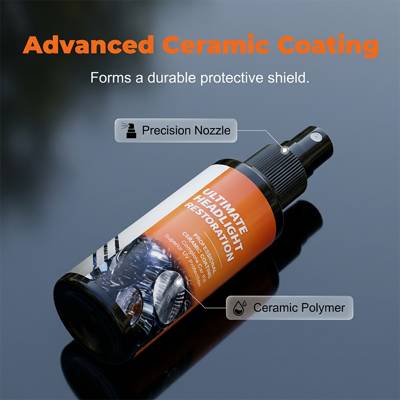 ⏰🔥 ¡50% DE DESCUENTO POR TIEMPO LIMITADO! 🚗 Kit en Spray para Restauración de Faros – Recupera la Claridad al Instante ✨