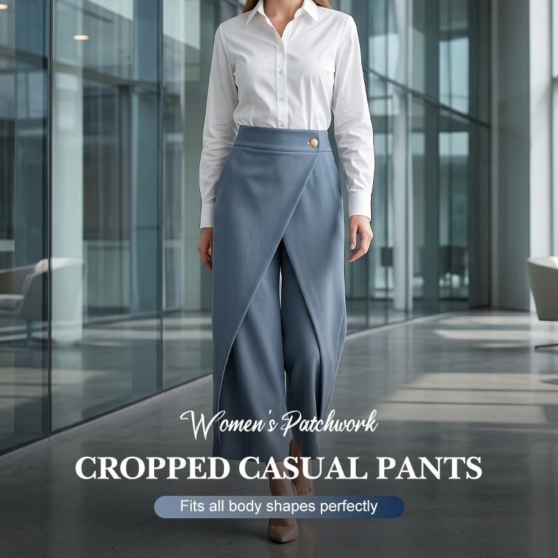 ⏳✨ ¡OFERTA 50% OFF! Pantalones Cortos Patchwork para Mujer – Estilo Casual y Moderno