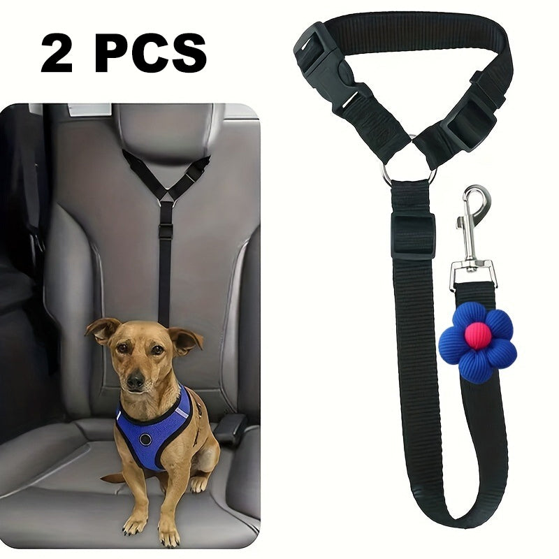 ⏰🔥 ¡50% DE DESCUENTO POR TIEMPO LIMITADO! 🐶 Cinturón de Seguridad 2 en 1 – Protege a tu Perro en el Auto y en Paseos 🌟✨