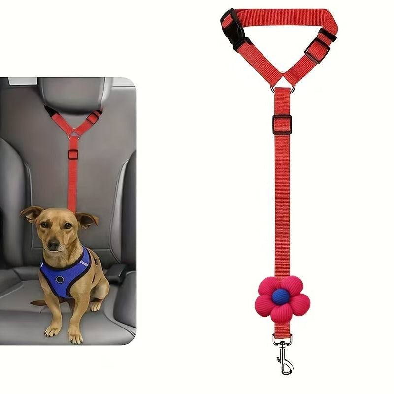 ⏰🔥 ¡50% DE DESCUENTO POR TIEMPO LIMITADO! 🐶 Cinturón de Seguridad 2 en 1 – Protege a tu Perro en el Auto y en Paseos 🌟✨