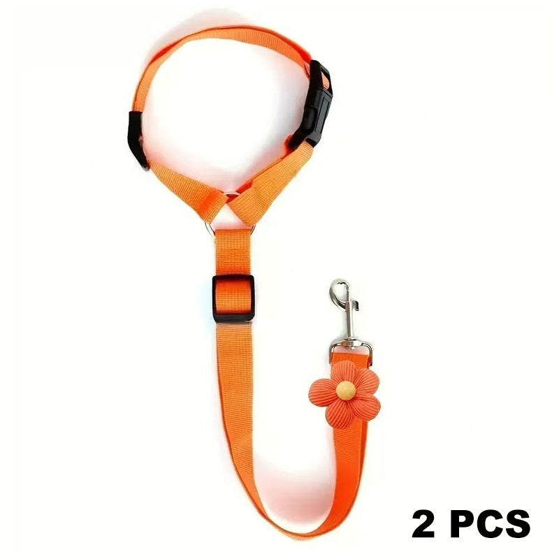 ⏰🔥 ¡50% DE DESCUENTO POR TIEMPO LIMITADO! 🐶 Cinturón de Seguridad 2 en 1 – Protege a tu Perro en el Auto y en Paseos 🌟✨