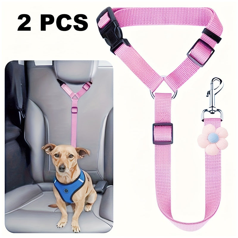 ⏰🔥 ¡50% DE DESCUENTO POR TIEMPO LIMITADO! 🐶 Cinturón de Seguridad 2 en 1 – Protege a tu Perro en el Auto y en Paseos 🌟✨