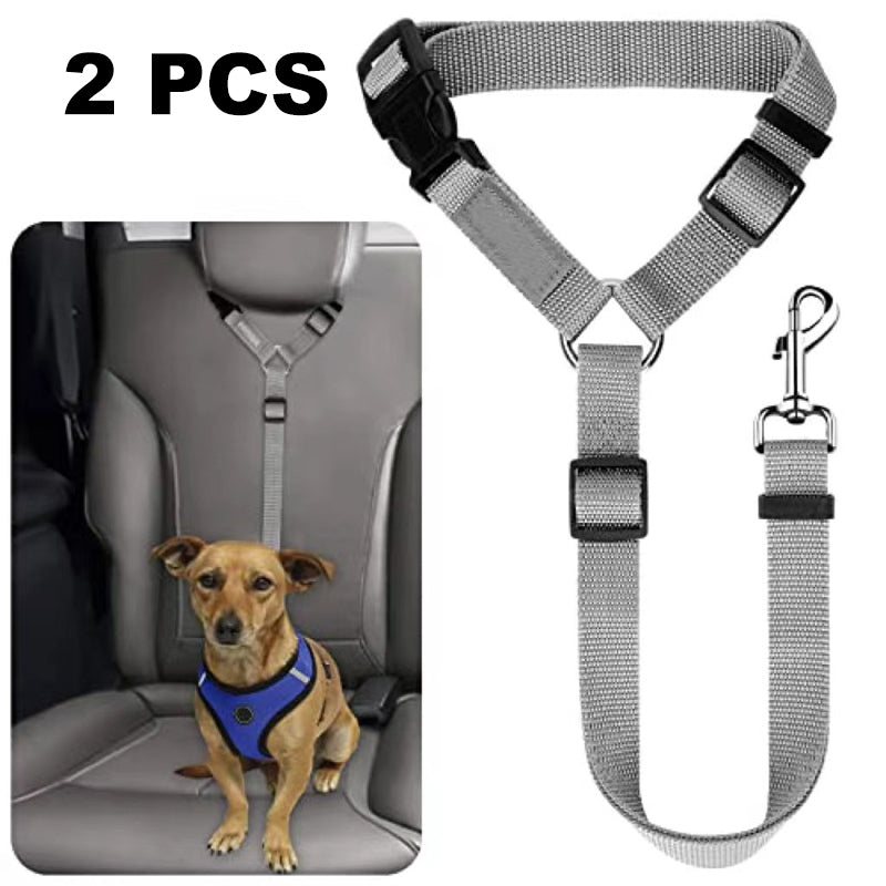 ⏰🔥 ¡50% DE DESCUENTO POR TIEMPO LIMITADO! 🐶 Cinturón de Seguridad 2 en 1 – Protege a tu Perro en el Auto y en Paseos 🌟✨