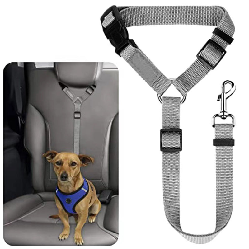 ⏰🔥 ¡50% DE DESCUENTO POR TIEMPO LIMITADO! 🐶 Cinturón de Seguridad 2 en 1 – Protege a tu Perro en el Auto y en Paseos 🌟✨
