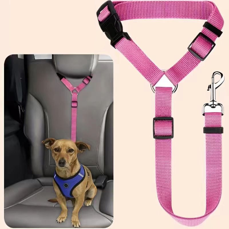 ⏰🔥 ¡50% DE DESCUENTO POR TIEMPO LIMITADO! 🐶 Cinturón de Seguridad 2 en 1 – Protege a tu Perro en el Auto y en Paseos 🌟✨