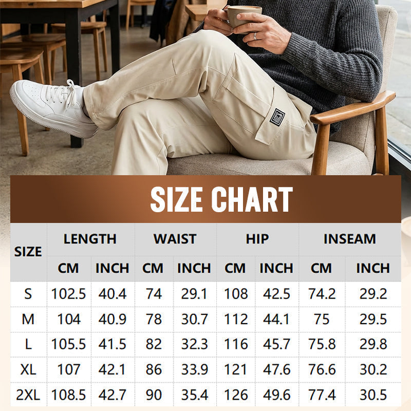 👖 ¡50% DE DESCUENTO POR TIEMPO LIMITADO! ✨ Pantalones Cargo para Hombre – Múltiples Bolsillos, Elásticos, Casuales ✨