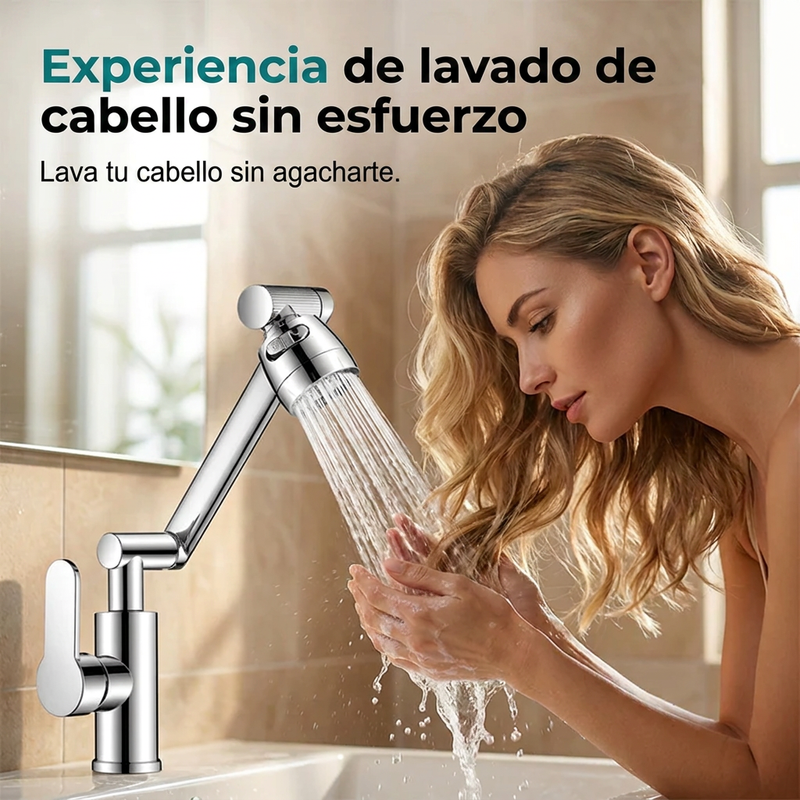 ⏰🔥 ¡50% DE DESCUENTO POR TIEMPO LIMITADO! 🚰 Cabezal de Grifo Giratorio 360° – Limpieza Fácil y Agua en Cada Ángulo ✨💦
