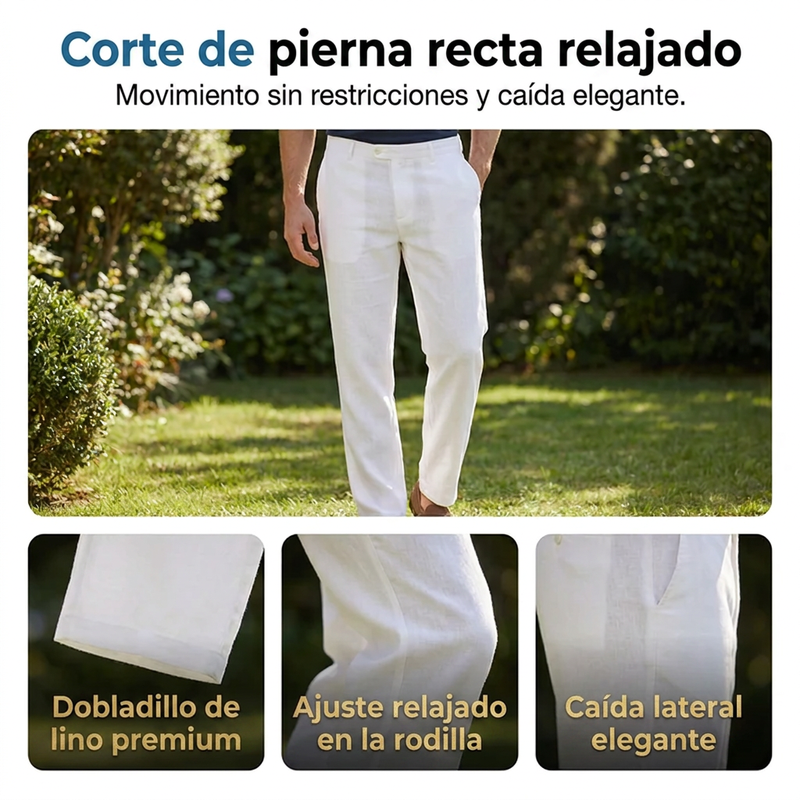 ⏰🔥 ¡50% DE DESCUENTO POR TIEMPO LIMITADO! 👖 Pantalones Casual de Pierna Recta para Hombre – Comodidad Todo el Día ✨🌿