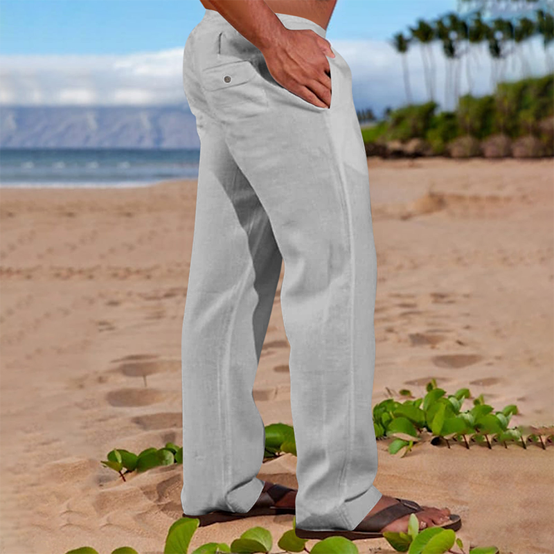 ⏰🔥 ¡50% DE DESCUENTO POR TIEMPO LIMITADO! 👖 Pantalones Casual de Pierna Recta para Hombre – Comodidad Todo el Día ✨🌿