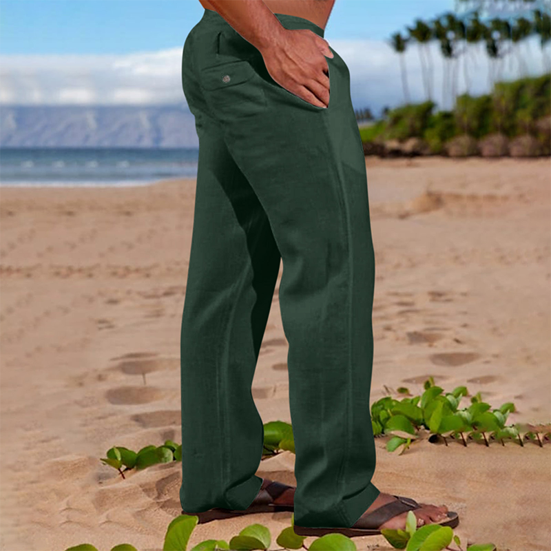 ⏰🔥 ¡50% DE DESCUENTO POR TIEMPO LIMITADO! 👖 Pantalones Casual de Pierna Recta para Hombre – Comodidad Todo el Día ✨🌿