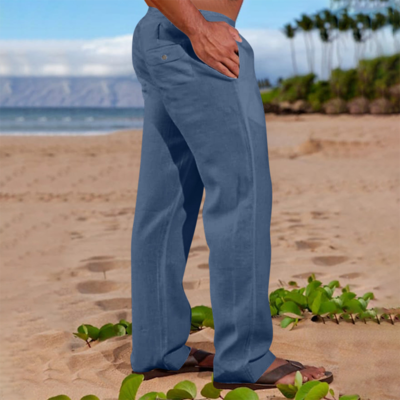 ⏰🔥 ¡50% DE DESCUENTO POR TIEMPO LIMITADO! 👖 Pantalones Casual de Pierna Recta para Hombre – Comodidad Todo el Día ✨🌿