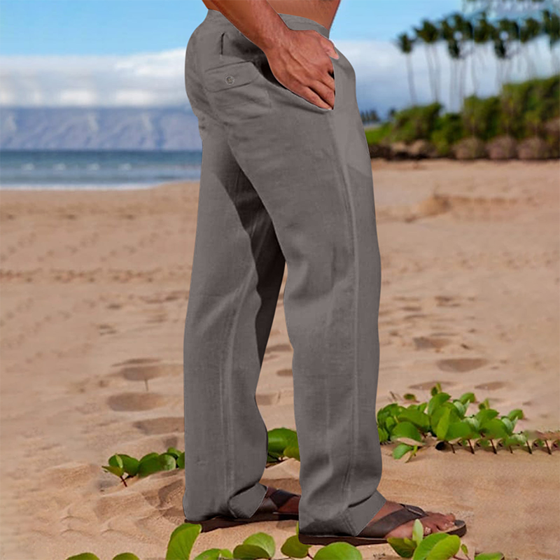 ⏰🔥 ¡50% DE DESCUENTO POR TIEMPO LIMITADO! 👖 Pantalones Casual de Pierna Recta para Hombre – Comodidad Todo el Día ✨🌿