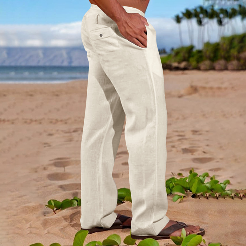 ⏰🔥 ¡50% DE DESCUENTO POR TIEMPO LIMITADO! 👖 Pantalones Casual de Pierna Recta para Hombre – Comodidad Todo el Día ✨🌿