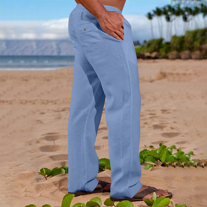 ⏰🔥 ¡50% DE DESCUENTO POR TIEMPO LIMITADO! 👖 Pantalones Casual de Pierna Recta para Hombre – Comodidad Todo el Día ✨🌿